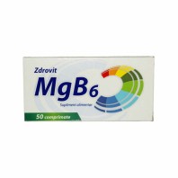 Magneziu + Vitamina B6, 50 comprimate, Zdrovit