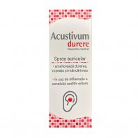 Spray Auricular Acustivum Durere, 20ml, Zdrovit