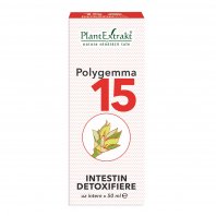 Polygemma nr.15 - intestin detoxifiere, 50ml, PlantExtrakt