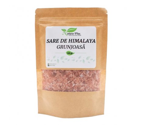 Sare Himalaya Grunjoasa, 500g, Natura Plus - 2