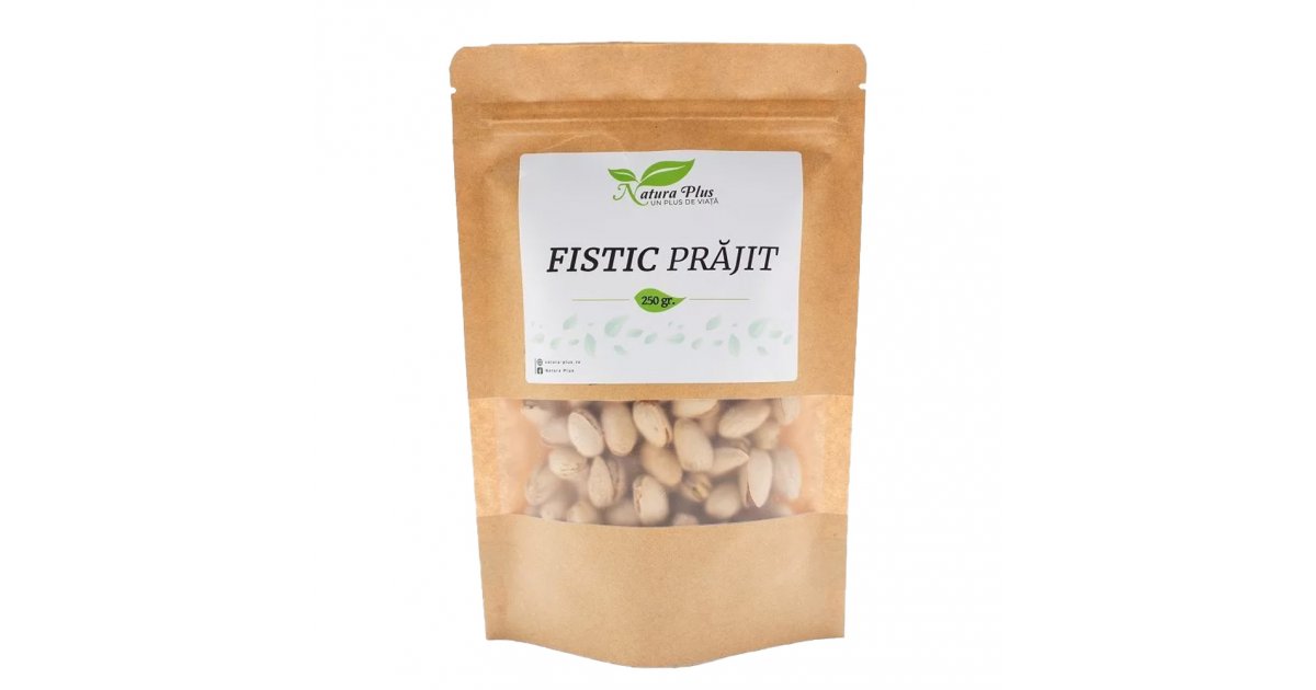 Fistic Prajit, 250g, Natura Plus - Natura-Plus.ro