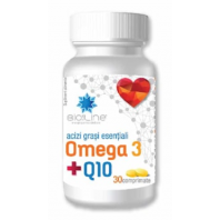 Omega 3 Q10, 30 comprimate