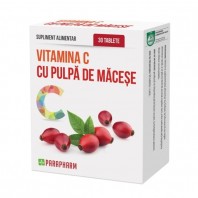 Vitamina C cu Pulpa de Macese 30 cps