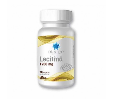 Lecitina, 1200 mg BioSunLine, 30 capsule, Helcor