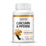 Curcumin & Piperine, 60 capsule, Zenyth