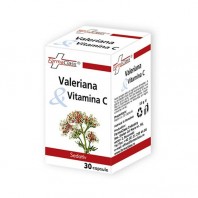 Valeriana & Vitamina C, 30 capsule, FarmaClass