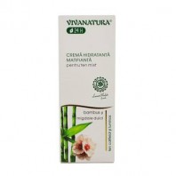 Crema hidratanta matifianta pentru ten mixt cu bambus si migdale dulci 75 ml, Vivanatura